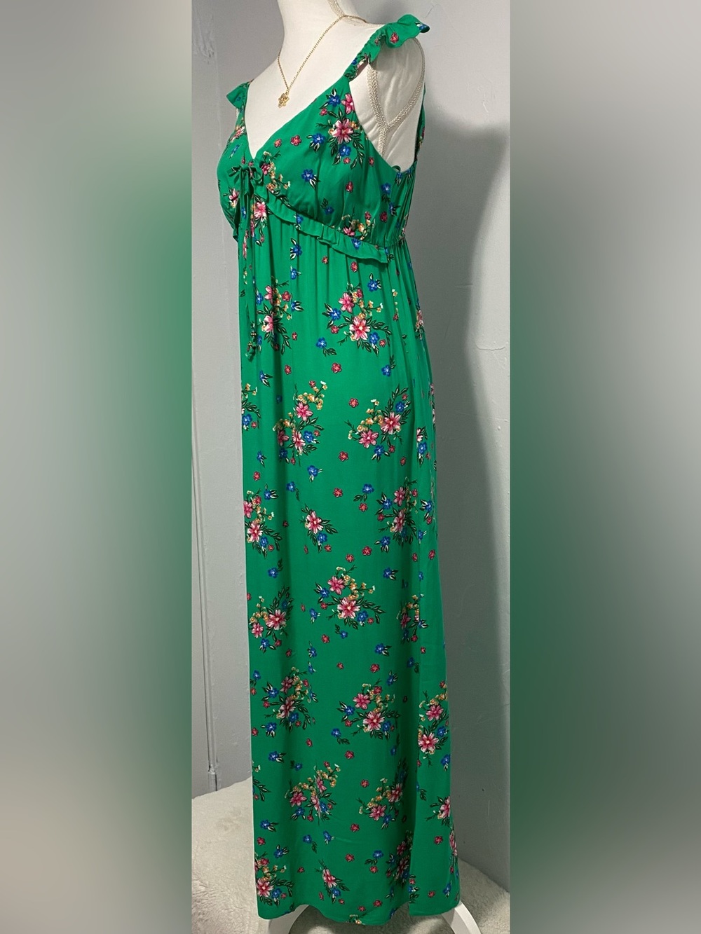 Kingston Green Floral Dress - Picture 2 of 11